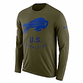 Men's Buffalo Bills Nike Salute to Service Sideline Legend Performance Long Sleeve T-Shirt Olive,baseball caps,new era cap wholesale,wholesale hats